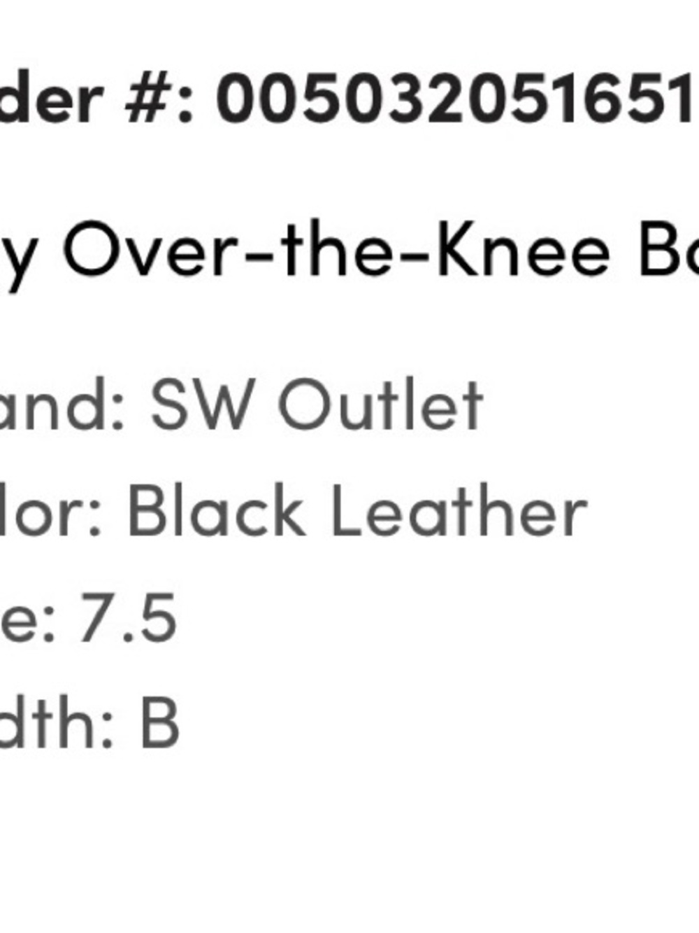 Stuart Weitzman Black Over-the-Knee Riding Boot - Picture 2 of 2